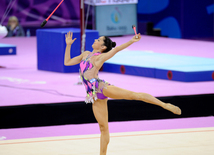 İlk Avropa Oyunlarında bədii gimnastika üzrə təsnifat yarışları keçirilir. Bakı, Azərbaycan, 19 iyun 2015